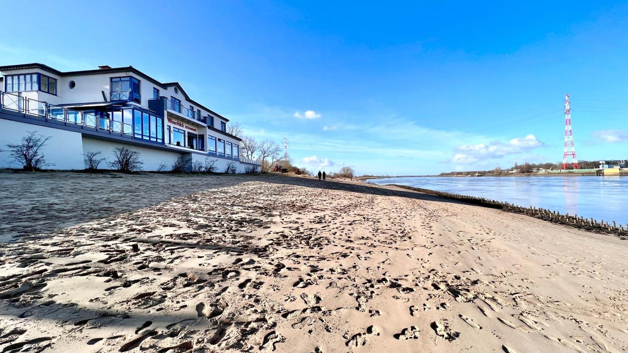 Gaestehaus Weserblick Am Weser-sandstrand
